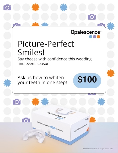 Picture Perfect Smiles - ask us how to whiten your teeth in one step!